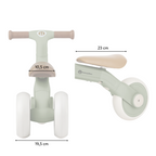 Petite&Mars bicicleta de echilibru multifunctionala 3in1 BINGO 12m+ Sage Leaf