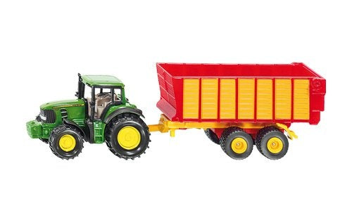 Siku Jucarie Masinuta John Deere Tractor With Silage Trailer 3ani+ Imagine principală a produsului