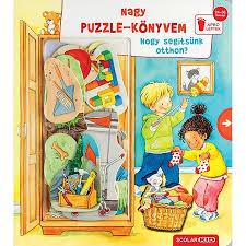 Lira carte in limba maghiara 24-36 luni Nagy puzzle-könyvem - Hogy segítsünk otthon? Imagine principală a produsului