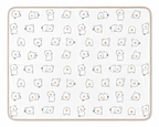 Soffi Baby patura bebelusi material dublu din bumbac 80x100 cm Koala Gri