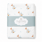Soffi Baby patura bebelusi material dublu din bumbac 80x100 cm Gaste