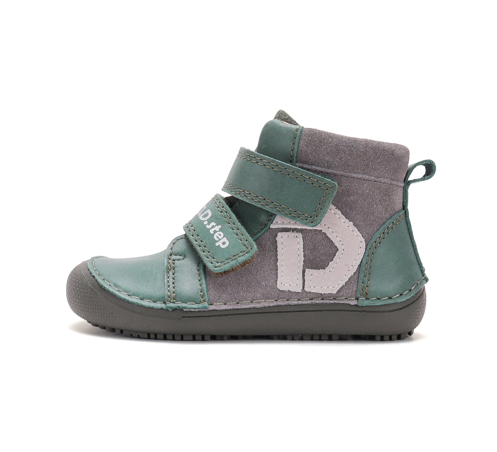 D.D.Step pantofi baieti Barefoot 26-31 Moss Green cu D