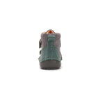 D.D.Step pantofi baieti Barefoot 26-31 Moss Green cu D