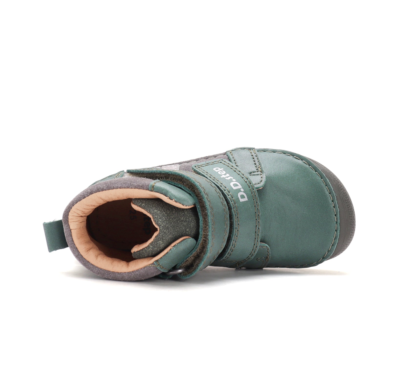 D.D.Step pantofi baieti Barefoot 26-31 Moss Green cu D
