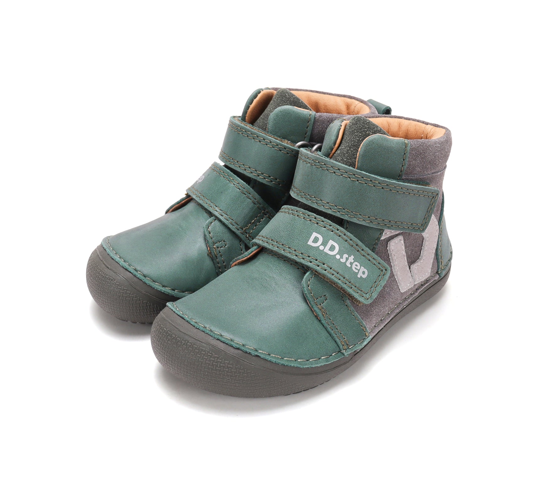 D.D.Step pantofi baieti Barefoot 26-31 Moss Green cu D Imagine principală a produsului