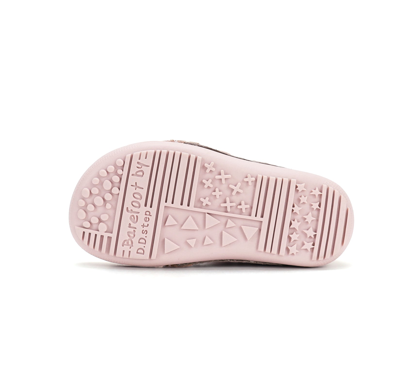 D.D.Step pantofi fete Barefoot 26-31 Baby Pink cu D