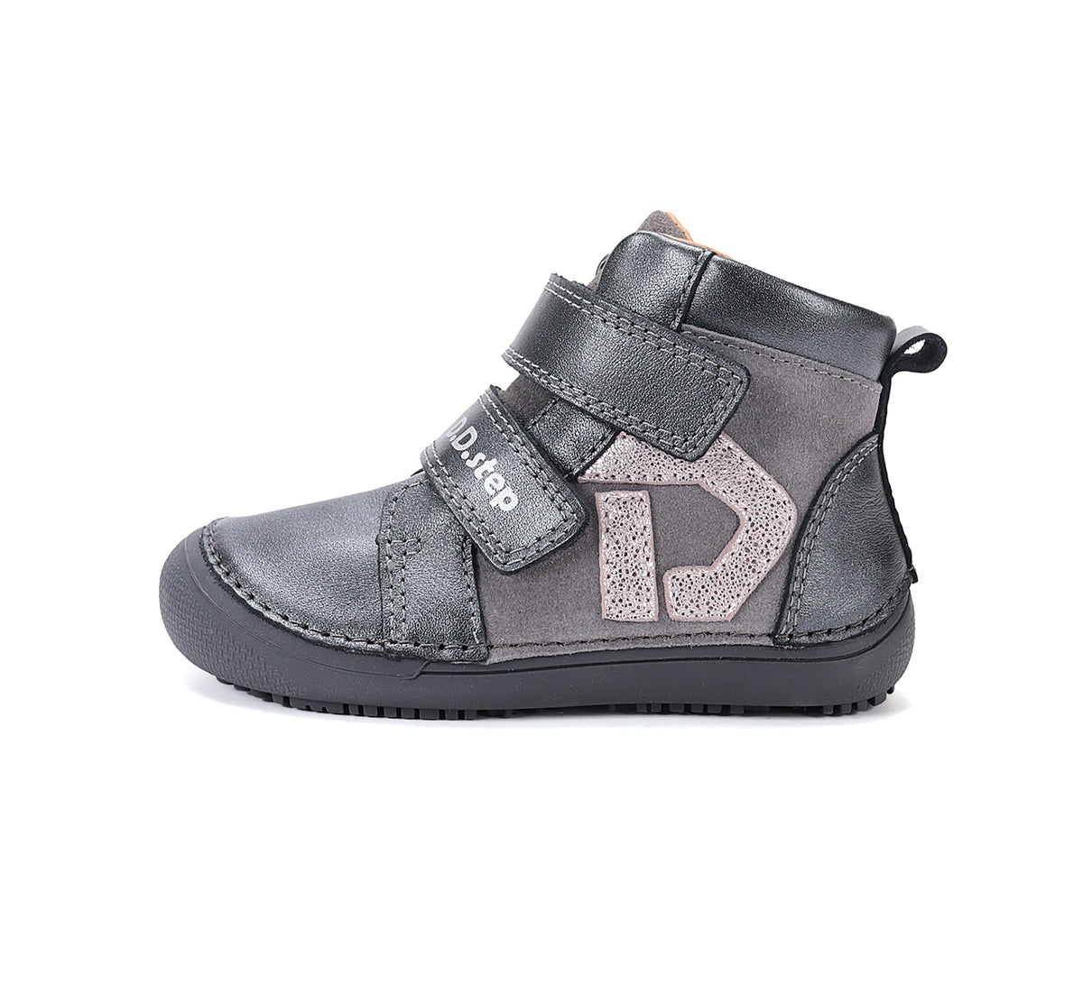 D.D.Step pantofi fete Barefoot 25-30 Marine Grey cu D