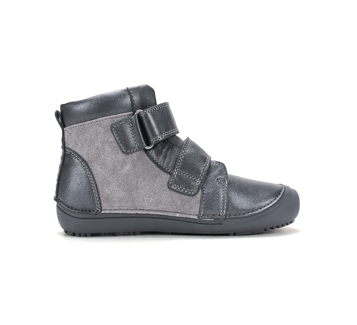 D.D.Step pantofi fete Barefoot 25-30 Marine Grey cu D
