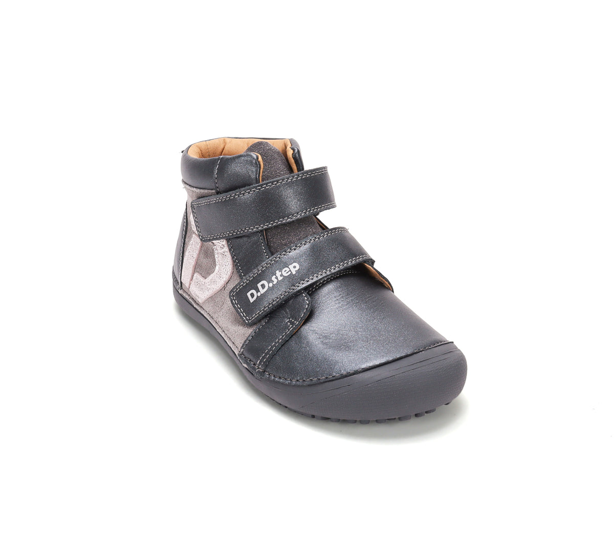 D.D.Step pantofi fete Barefoot 25-30 Marine Grey cu D