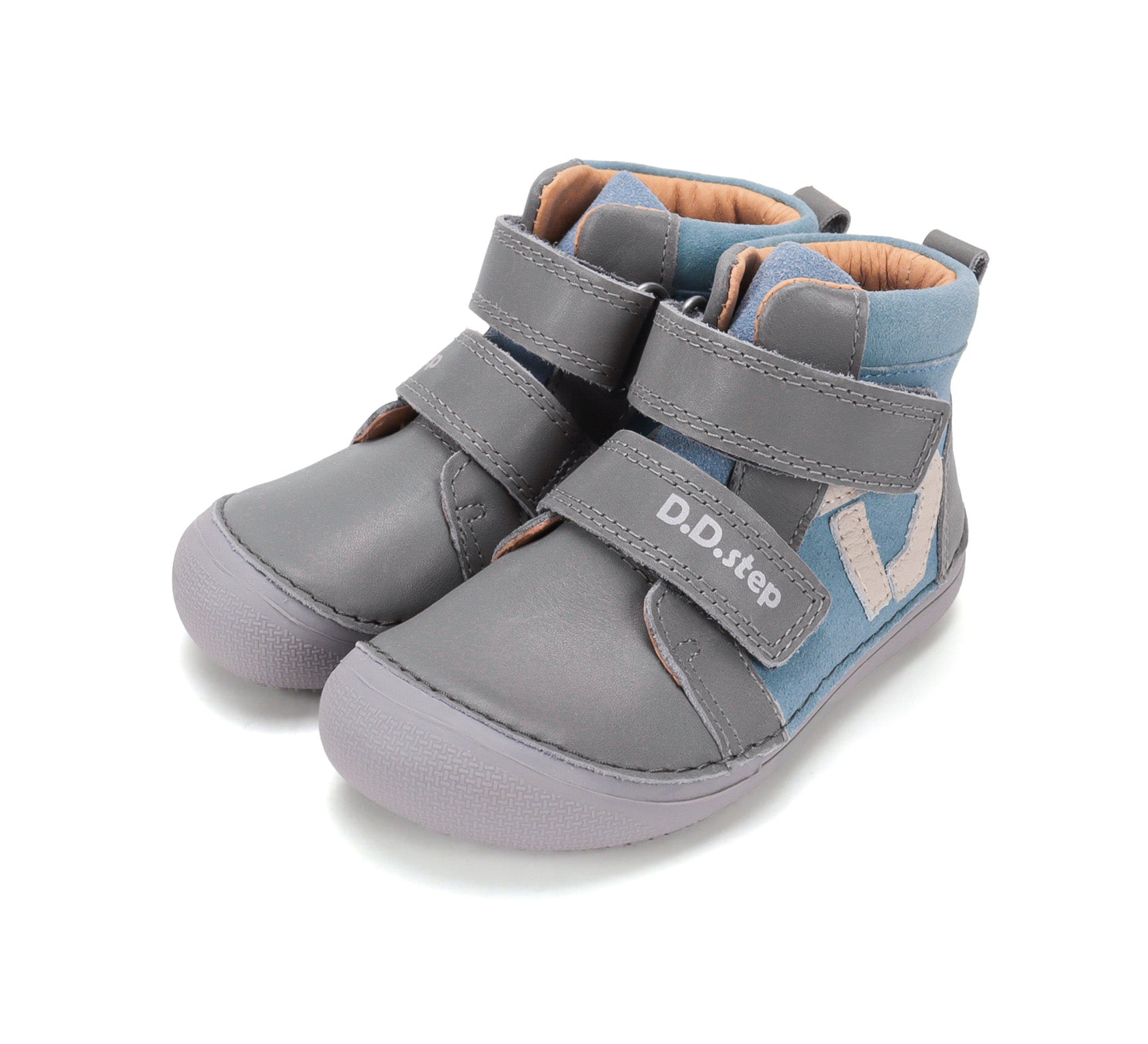 D.D.Step pantofi baieti Barefoot 26-31 Mocha cu D Imagine principală a produsului