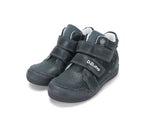 D.D.Step ghete fete cu LED 25-30 Black cu floricele