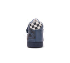 D.D.Step ghete baieti cu LED 25-30 Royal Blue cu masina de curse
