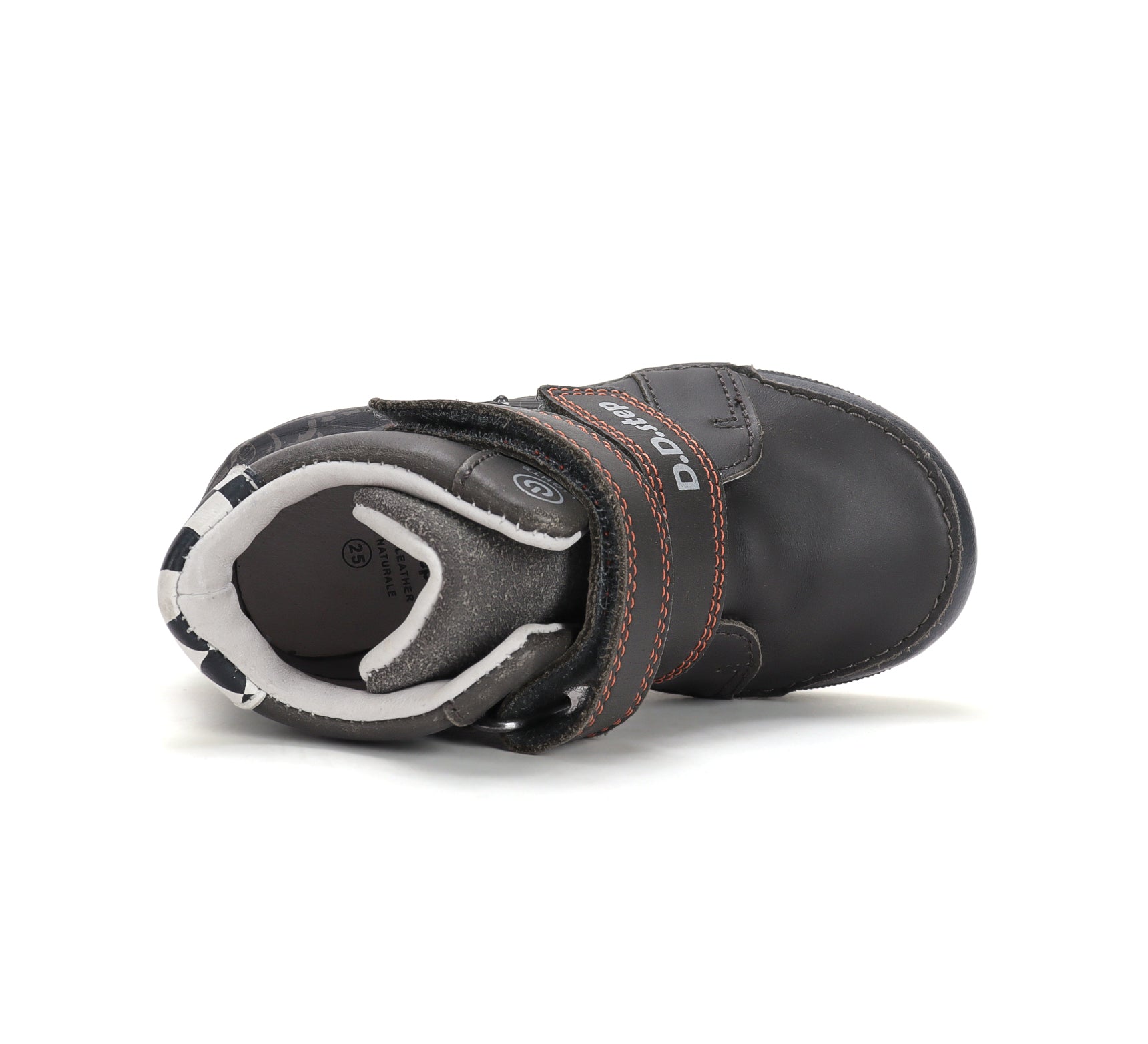 D.D.Step ghete baieti cu LED 25-30 Marine Grey cu masina de curse