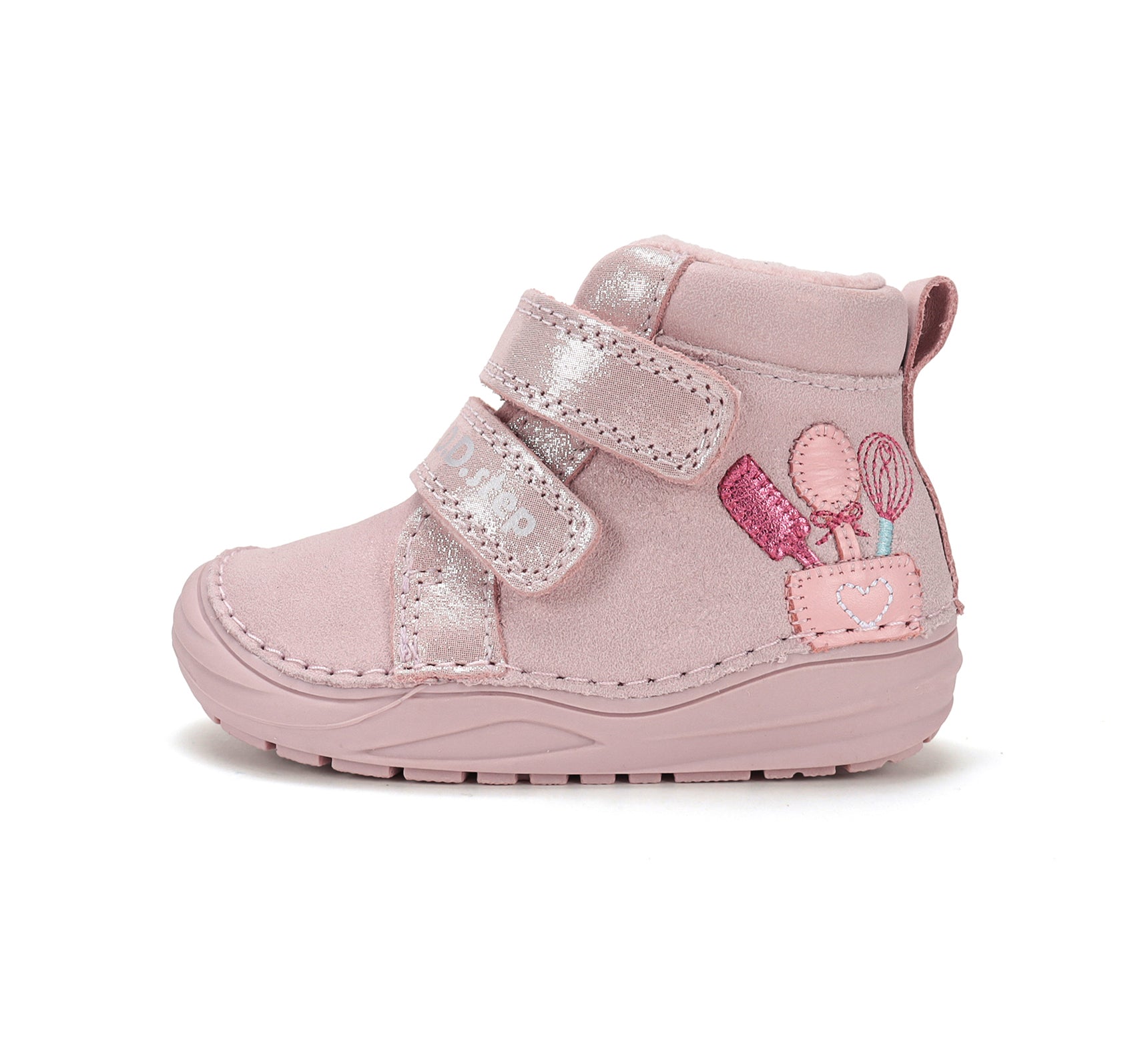 D.D.Step ghete fete imblanite 20-25 Rose Gold cu ustensile bucatarie