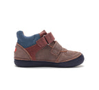 D.D.Step pantofi baieti cu scai 26-31 Chocolate