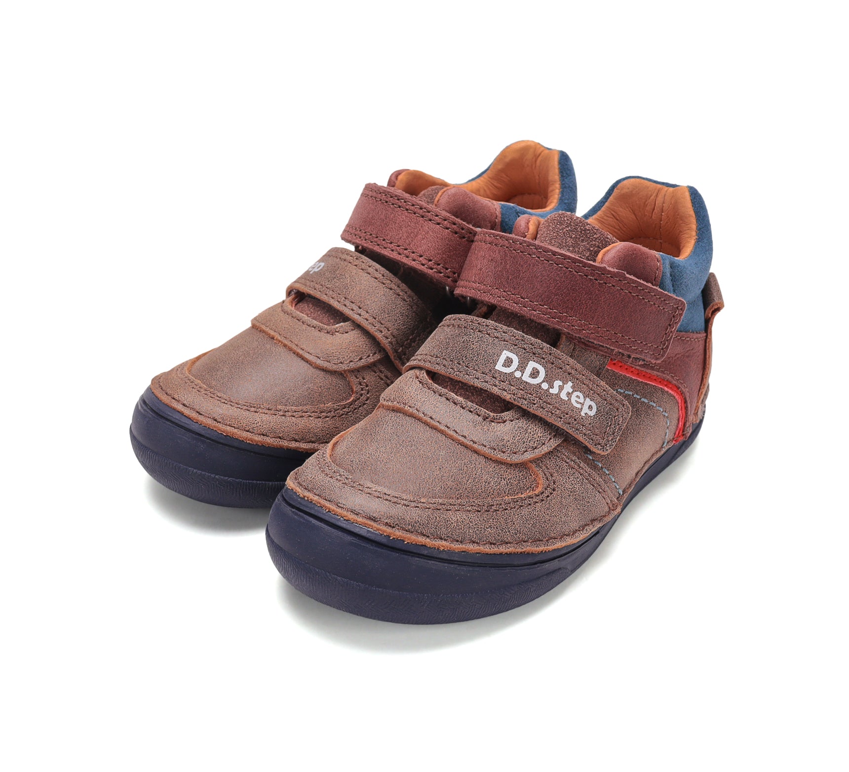 D.D.Step pantofi baieti cu scai 26-31 Chocolate