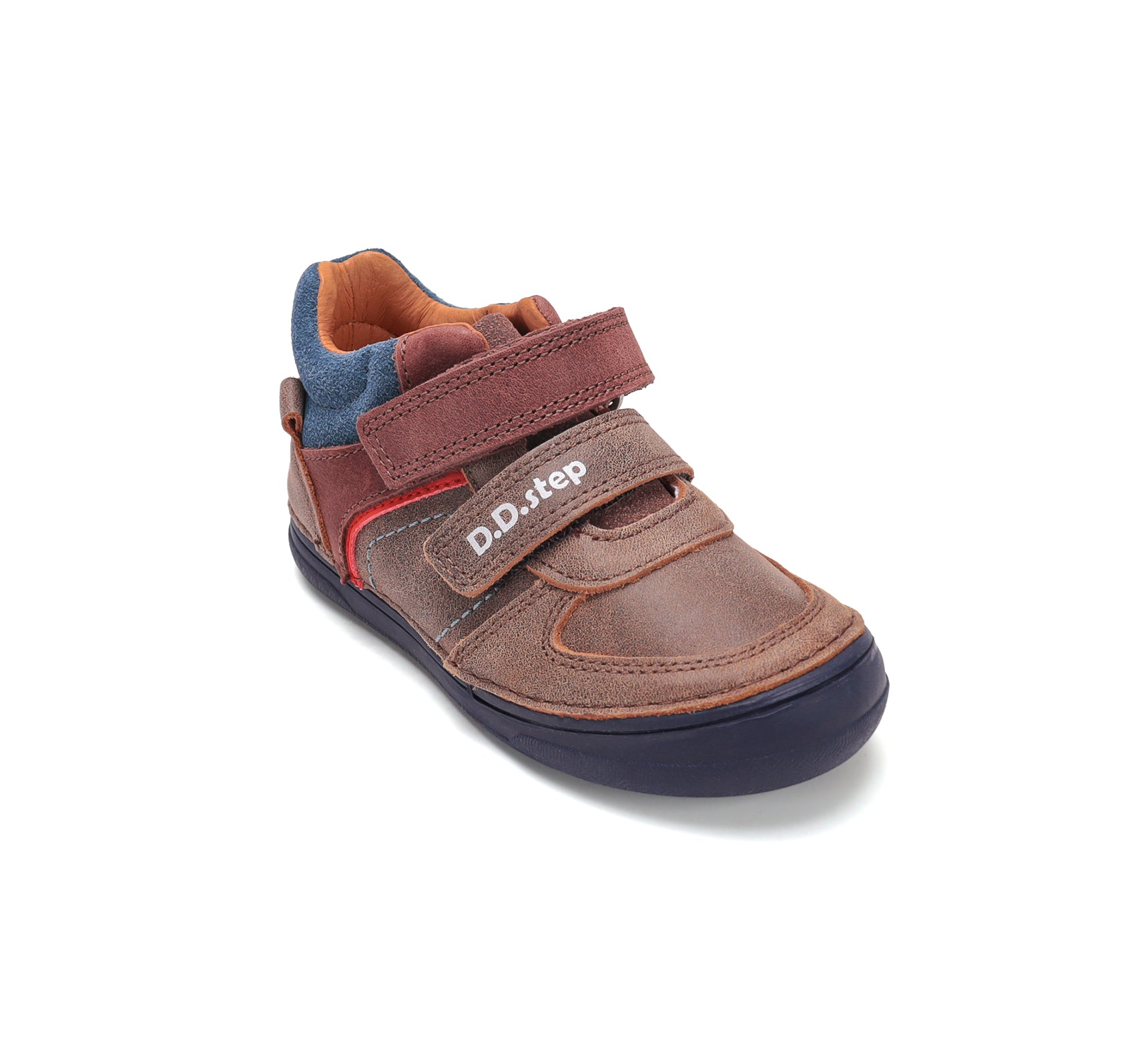 D.D.Step pantofi baieti cu scai 26-31 Chocolate