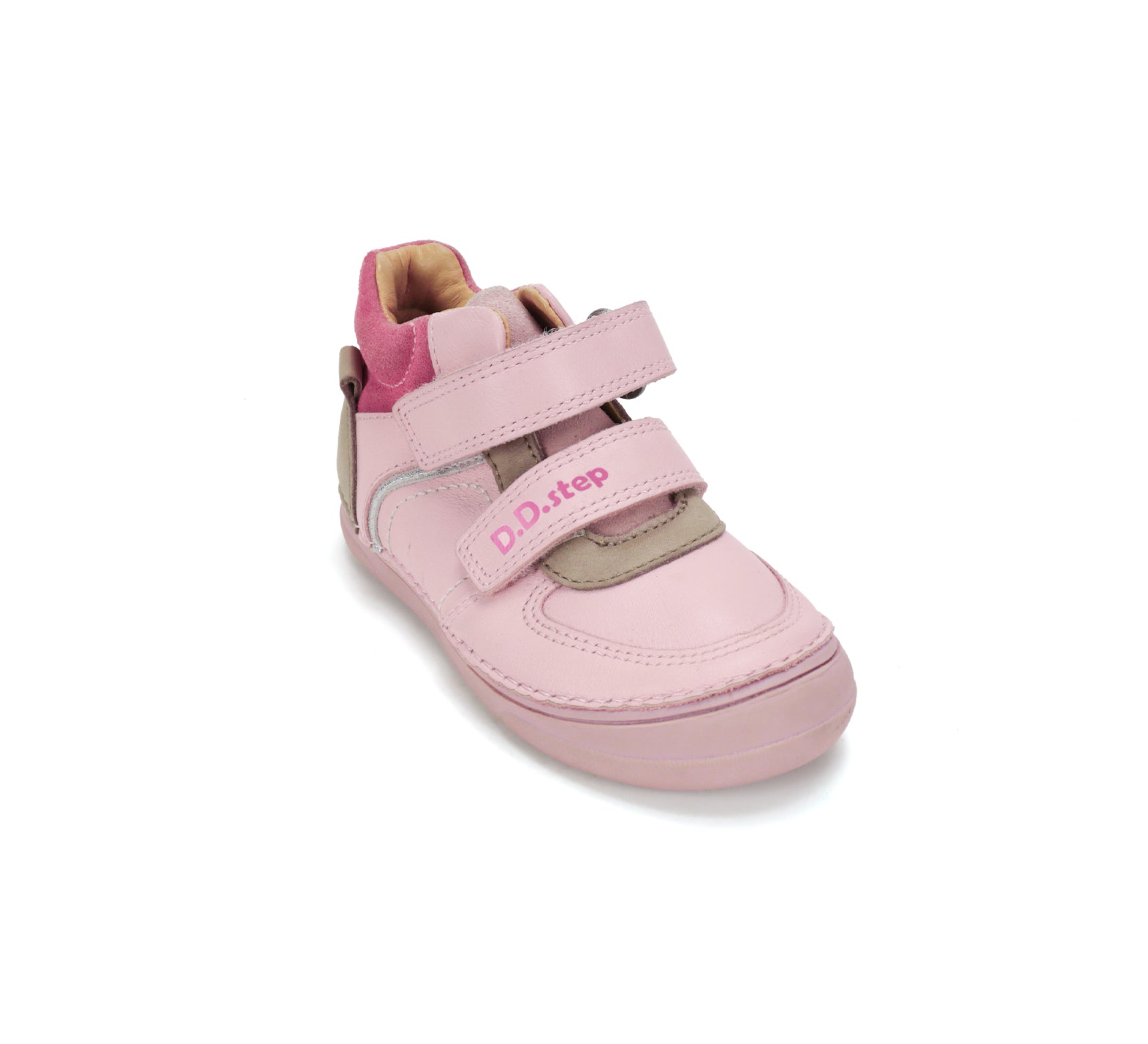 D.D.Step pantofi fete cu scai 26-31 Baby Pink cu fucsia
