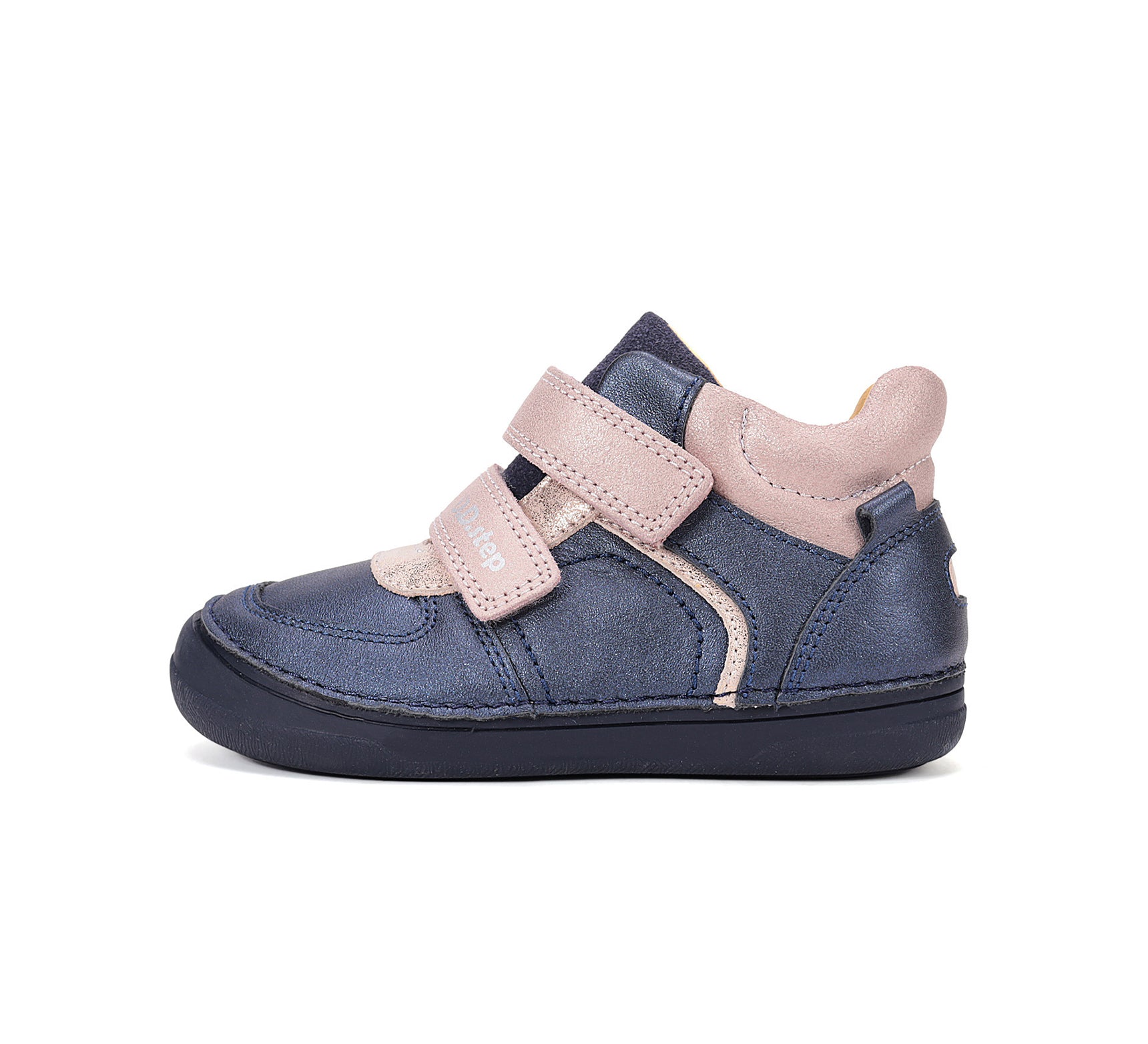 D.D.Step pantofi fete cu scai 26-31 Royal Blue cu roz Imagine secundară a produsului
