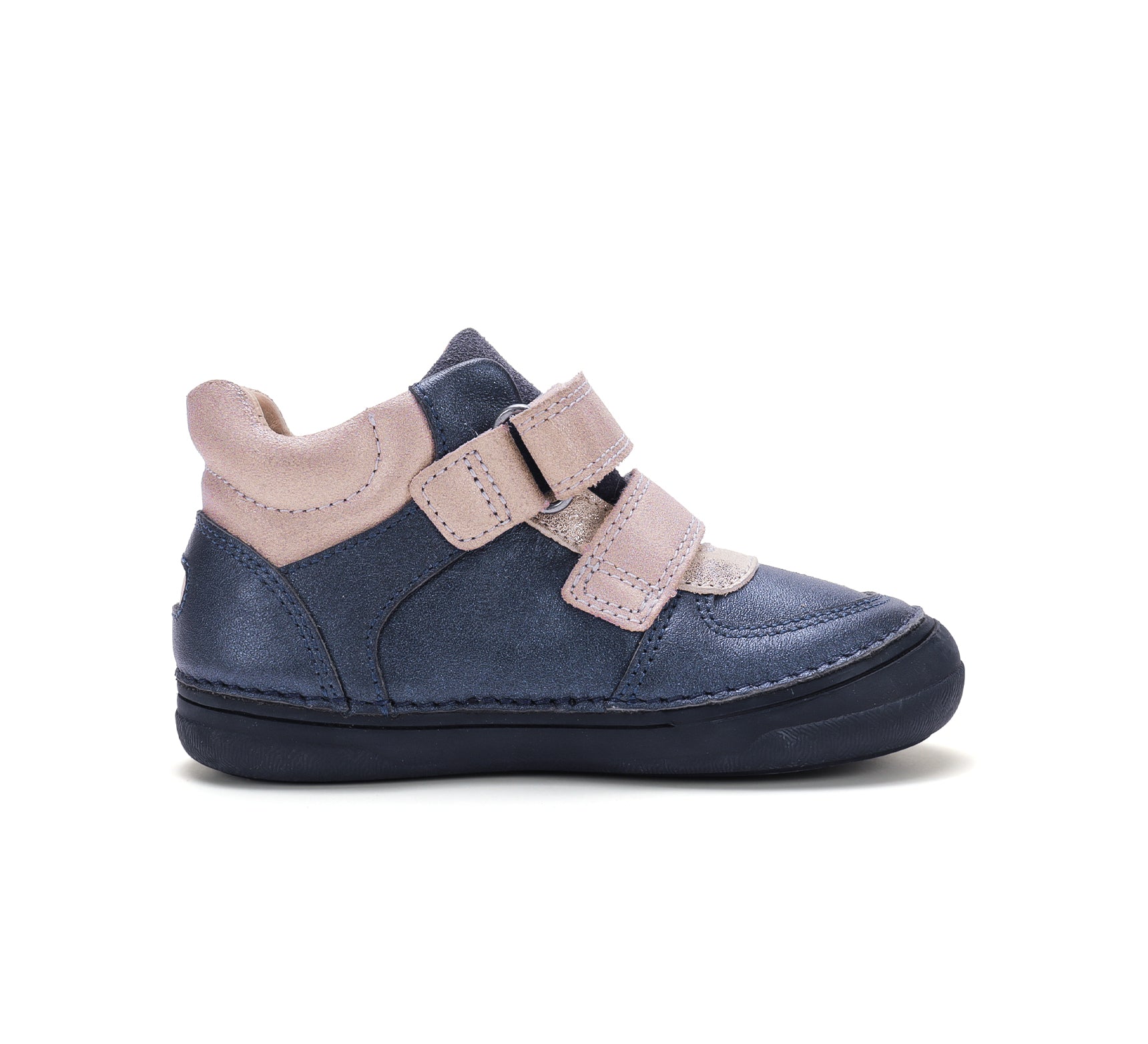 D.D.Step pantofi fete cu scai 26-31 Royal Blue cu roz