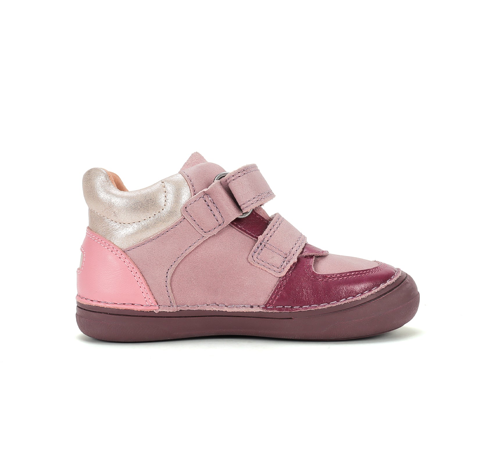 D.D.Step pantofi fete cu scai 26-31 Raspberry cu roz