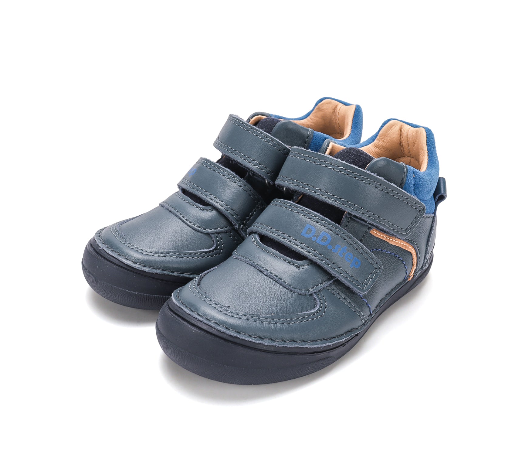 D.D.Step pantofi baieti cu scai 26-31 Royal Blue Imagine principală a produsului