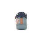 D.D.Step ghete baieti imblanite SUN REACTIVE cu talpa fluorescenta 20-25 Turquise cu naveta