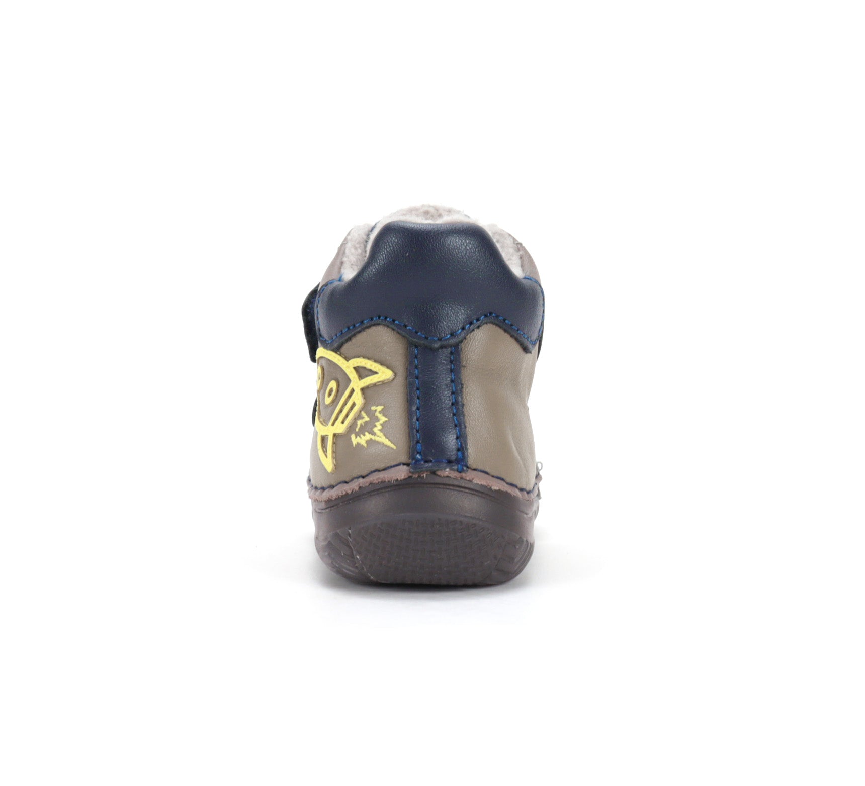 D.D.Step ghete baieti imblanite SUN REACTIVE cu talpa fluorescenta 20-31 Mocha cu naveta