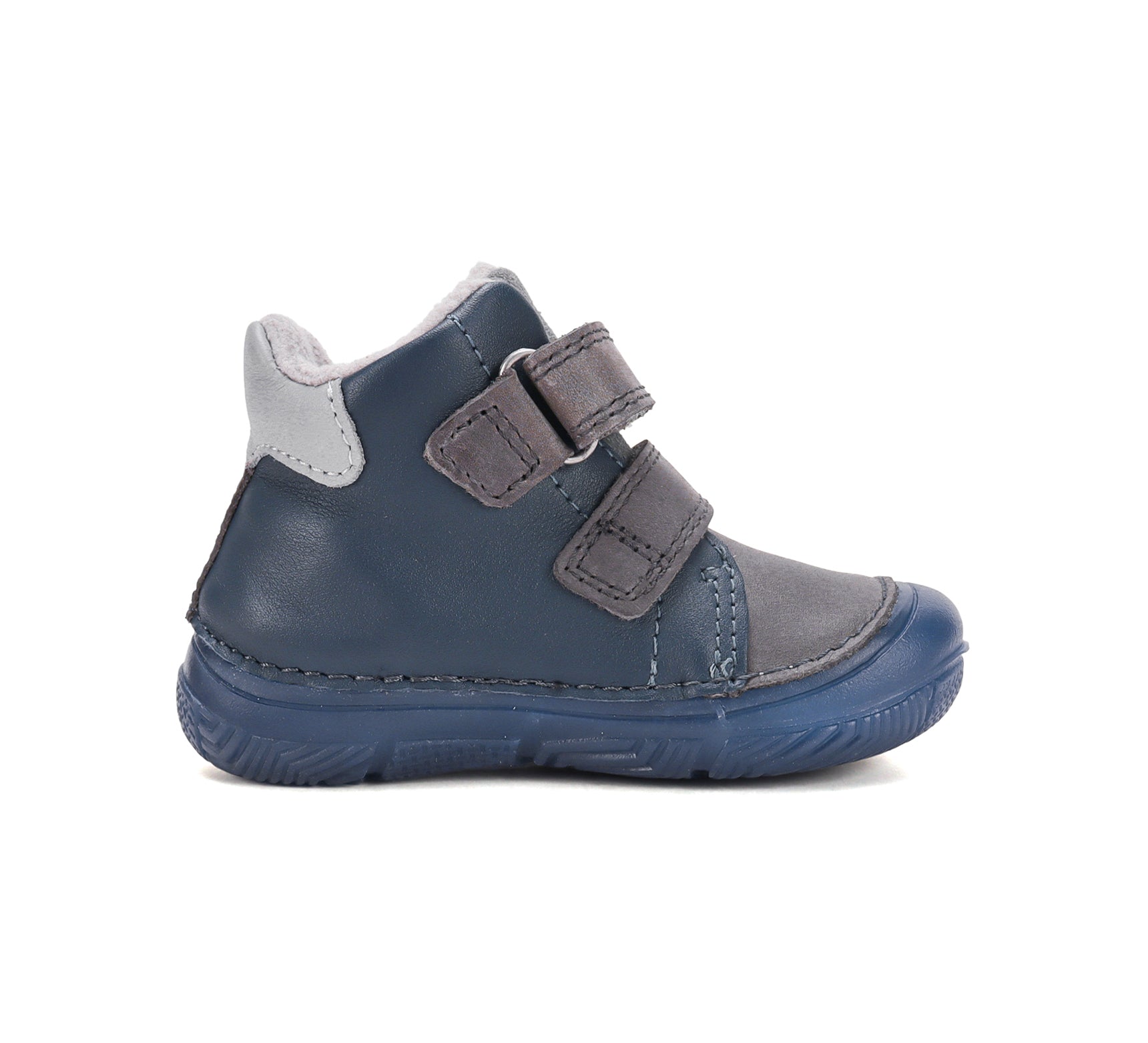 D.D.Step ghete baieti imblanite cu talpa fluorescenta 20-25 Royal Blue cu naveta