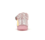 D.D.Step ghete fete imblanite SUN REACTIVE cu talpa fluorescenta 20-25 Rose Gold cu inimioar si curcubeu