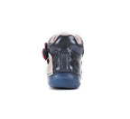 D.D.Step ghete fete imblanite SUN REACTIVE cu talpa fluorescenta 20-25 Royal Blue cu inimioar si curcubeu