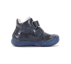 D.D.Step ghete fete imblanite SUN REACTIVE cu talpa fluorescenta 20-25 Royal Blue cu inimioar si curcubeu