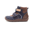D.D.Step ghete baieti Barefoot captusite Water Repellence si fluorescente 22-33 Chocolate