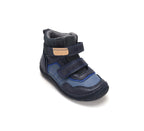 D.D.Step ghete baieti Barefoot captusite Water Repellence si fluorescente 22-33 Royal Blue