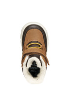 Geox ghete baieti captusite WILLABOOM AmphibioxTEX Waterproof 20-27 Tobacco/Dark Brown