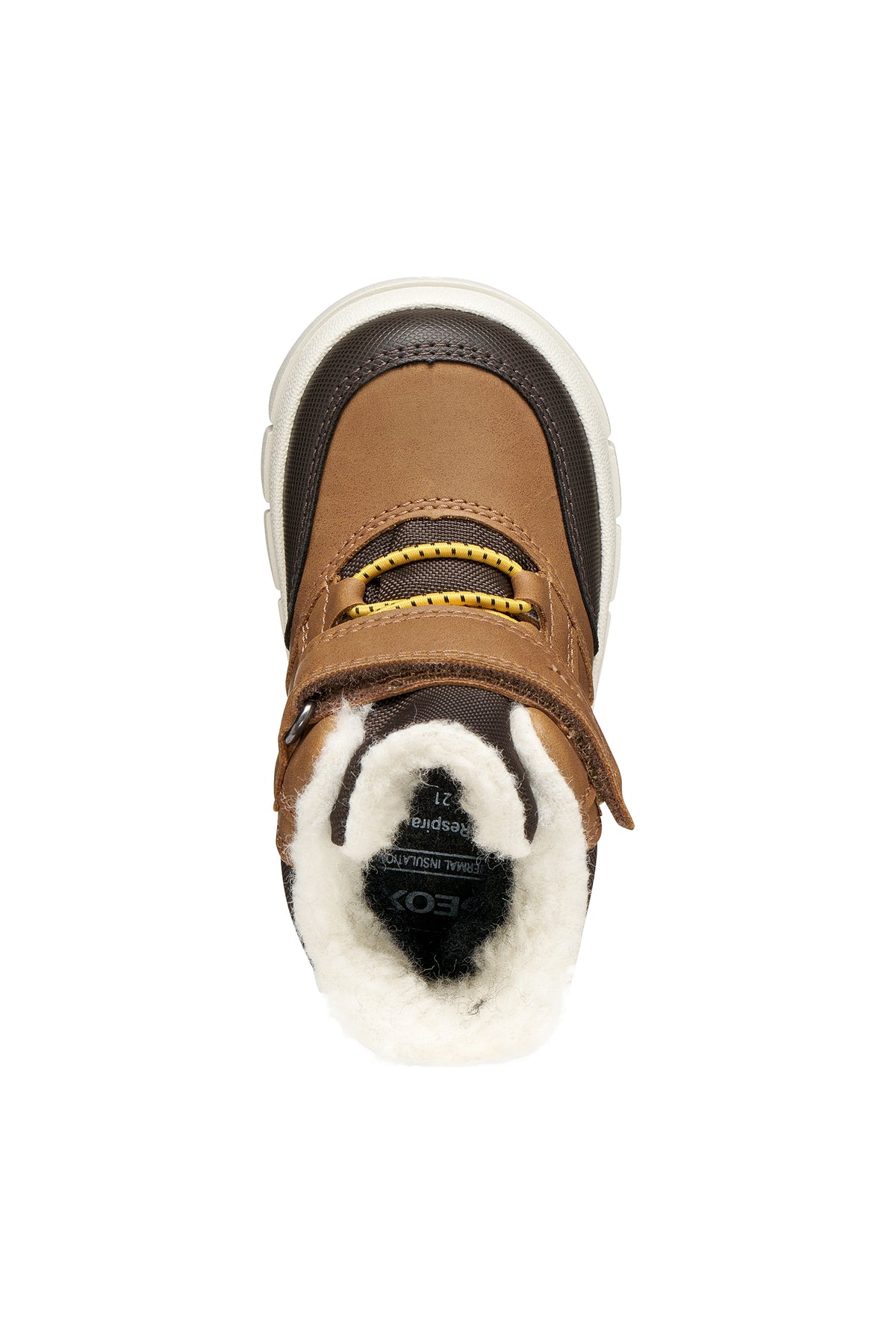 Geox ghete baieti captusite WILLABOOM AmphibioxTEX Waterproof 20-27 Tobacco/Dark Brown