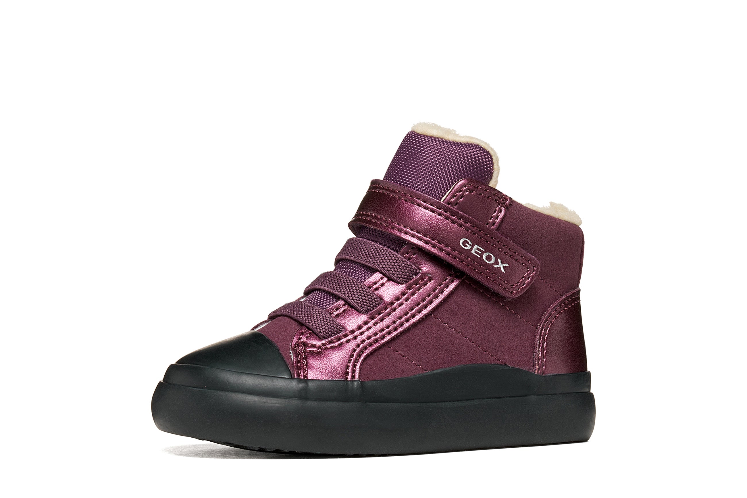 Geox Respira ghete fete imblanite Gisli Baby 20-27 Prune