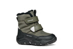 Geox ghete baieti captusite BALTIC AmphibioxTEX Waterproof 20-27 Dark Green/Black