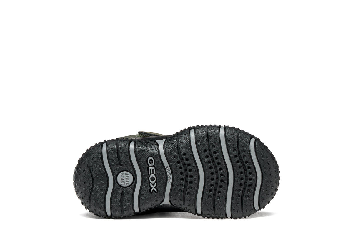 Geox ghete baieti captusite BALTIC AmphibioxTEX Waterproof 20-27 Dark Green/Black