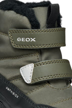 Geox ghete baieti captusite BALTIC AmphibioxTEX Waterproof 20-27 Dark Green/Black