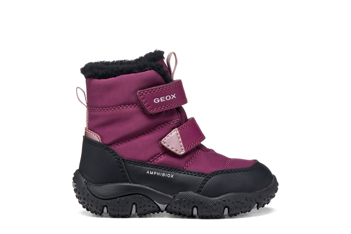 Geox ghete fete captusite BALTIC AmphibioxTEX Waterproof 20-27 Dark Purple/Black