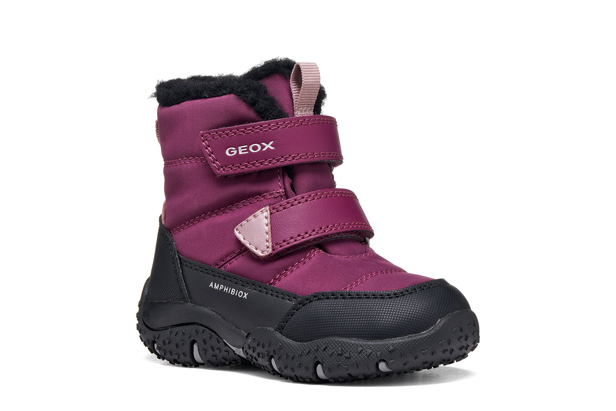 Geox ghete fete captusite BALTIC AmphibioxTEX Waterproof 20-27 Dark Purple/Black