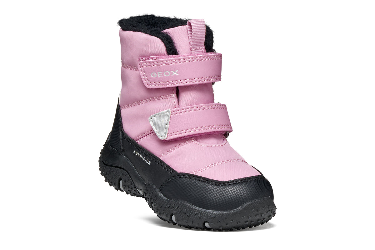 Geox ghete fete captusite BALTIC AmphibioxTEX Waterproof 20-27 Dark Pink/Black