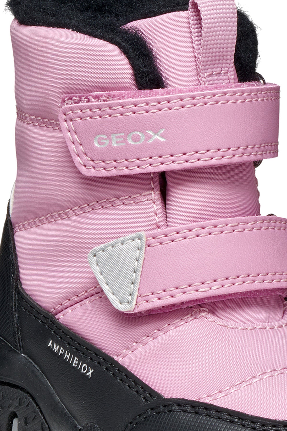 Geox ghete fete captusite BALTIC AmphibioxTEX Waterproof 20-27 Dark Pink/Black