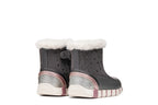 Geox cizme fete imblanite IUPIDOO 18-26 Dark Grey/Silver