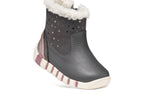 Geox cizme fete imblanite IUPIDOO 18-26 Dark Grey/Silver