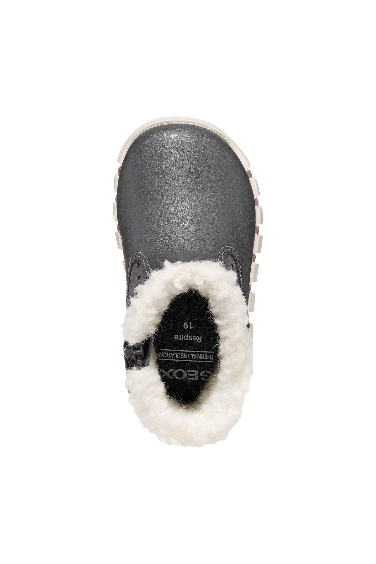 Geox cizme fete imblanite IUPIDOO 18-26 Dark Grey/Silver
