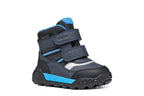 Geox ghete baieti captusite TREKKYUP AmphibioxTex Waterproof 20-27 Black/Light Blue