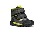 Geox ghete baieti captusite TREKKYUP AmphibioxTex Waterproof 20-27 Black/Fluo Green