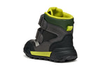 Geox ghete baieti captusite TREKKYUP AmphibioxTex Waterproof 20-27 Black/Fluo Green